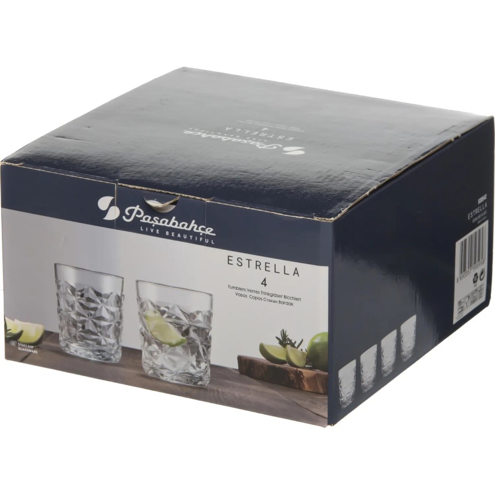 Набор стаканов ЭСТРЕЛЛА 4 шт. 305 мл