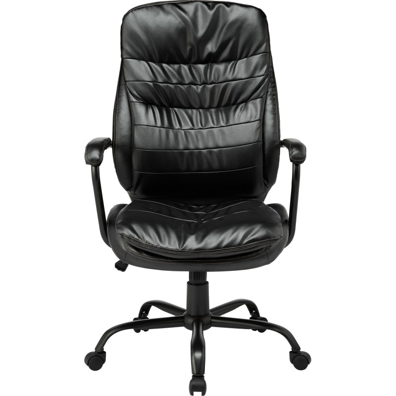 Кресло BN_Dp_EChair-559 TPU кожзам черный, металл черный