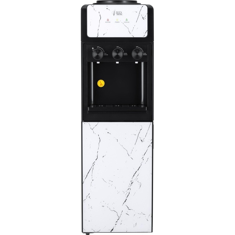 Кулер Ecotronic K25-LCE white Marble напольный