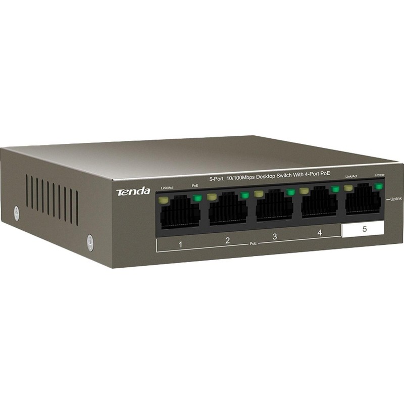 Коммутатор Tenda TEF1105P-4-63W 4 порта PoE+ (58W)