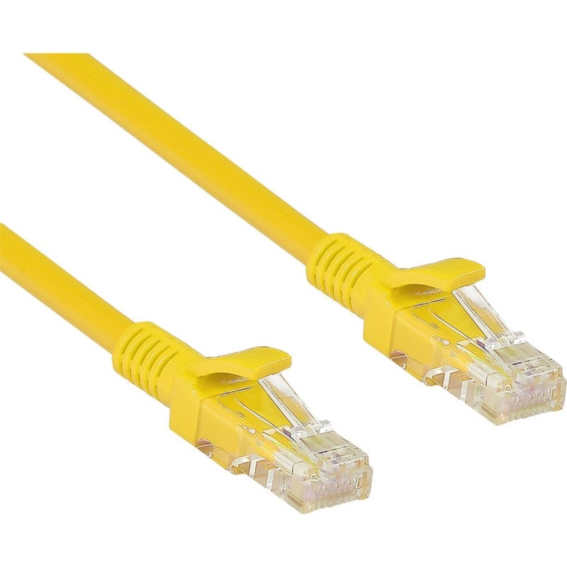 Патч-корд ExeGate UTP-RJ45-RJ45-5e-0,5M-LSZH-YL, cat.5e, 0.5м &lt;EX286376RUS