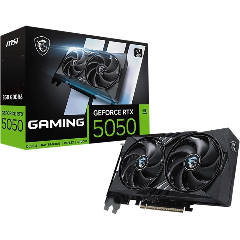 Видеокарта MSI RTX 5050 GAMING 8GB GDDR6 128bit 3xDP HDMI 2FAN