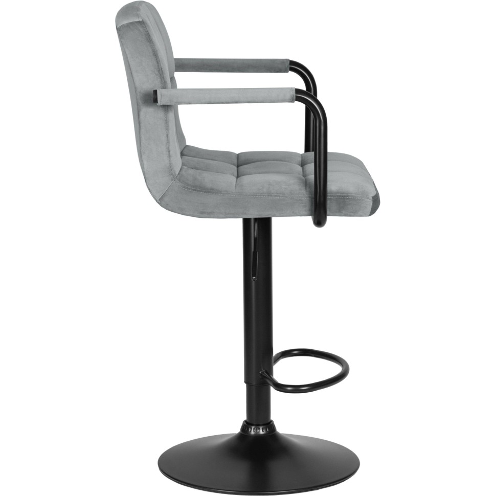 Стул барный LO_DOBRIN KRUGER ARM BLACK LM-5011_BlackBase сер.вел.MJ9-75/чер Стул барный LO_DOBRIN KRUGER ARM BLACK LM-5011_BlackBase сер.вел.MJ9-75/чер