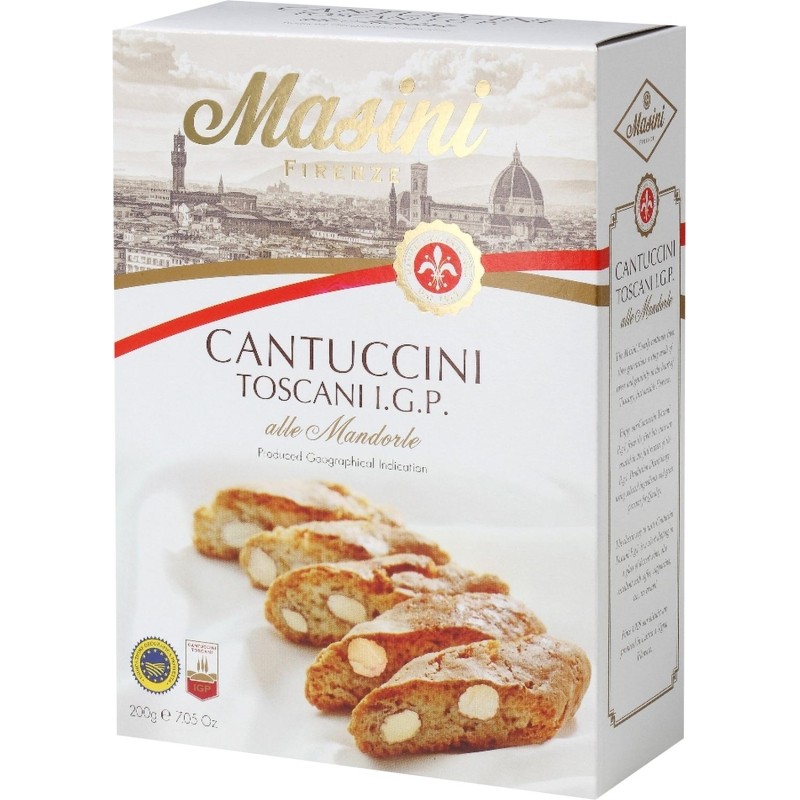 Печенье Masini CANTUCCINI TOSCANI I.G.P с миндалем 200г