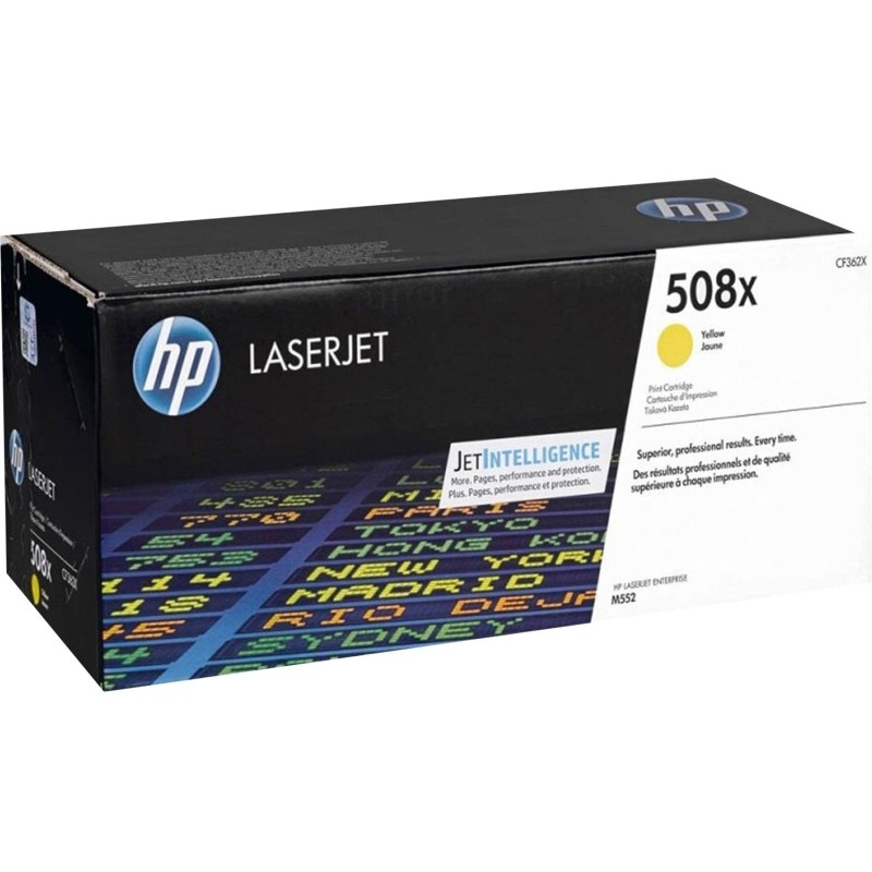 Картридж лазерный HP 508X CF362X жел. для CLJ M252/M277