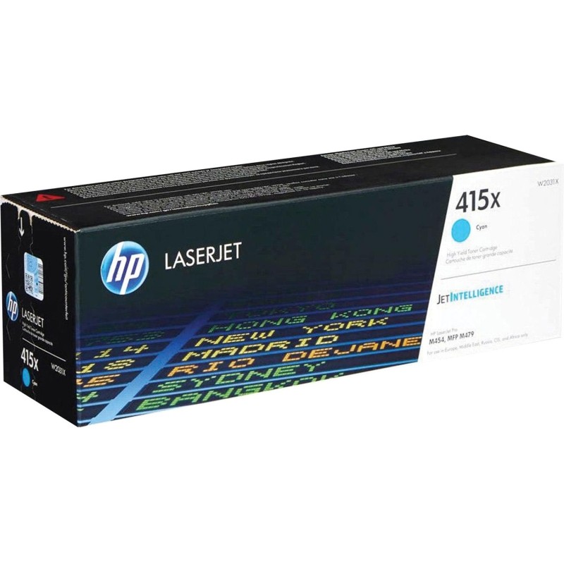 Тонер-картридж HP 415X W2031X гол. пов. емк. для HP LJ M454/MFP M479