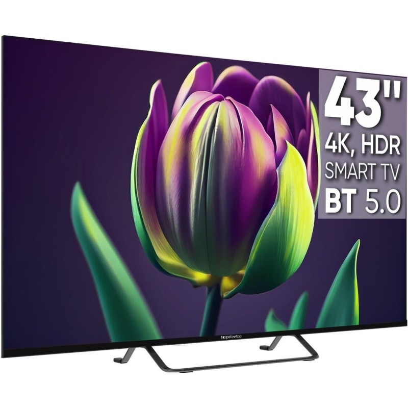 Телевизор Topdevice TDTV43CS06U_BK, UHD, смарт (WildRed)