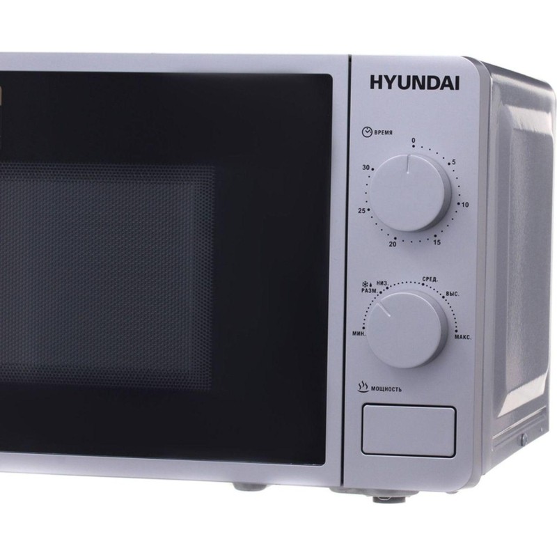 Микроволновая печь Hyundai HYM-M2001 20л. 700Вт серебристый/черный