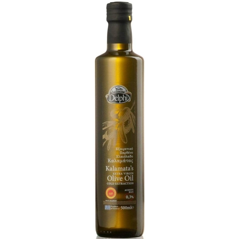 Масло оливковое E.V. Каламата DELPHI 0,5л