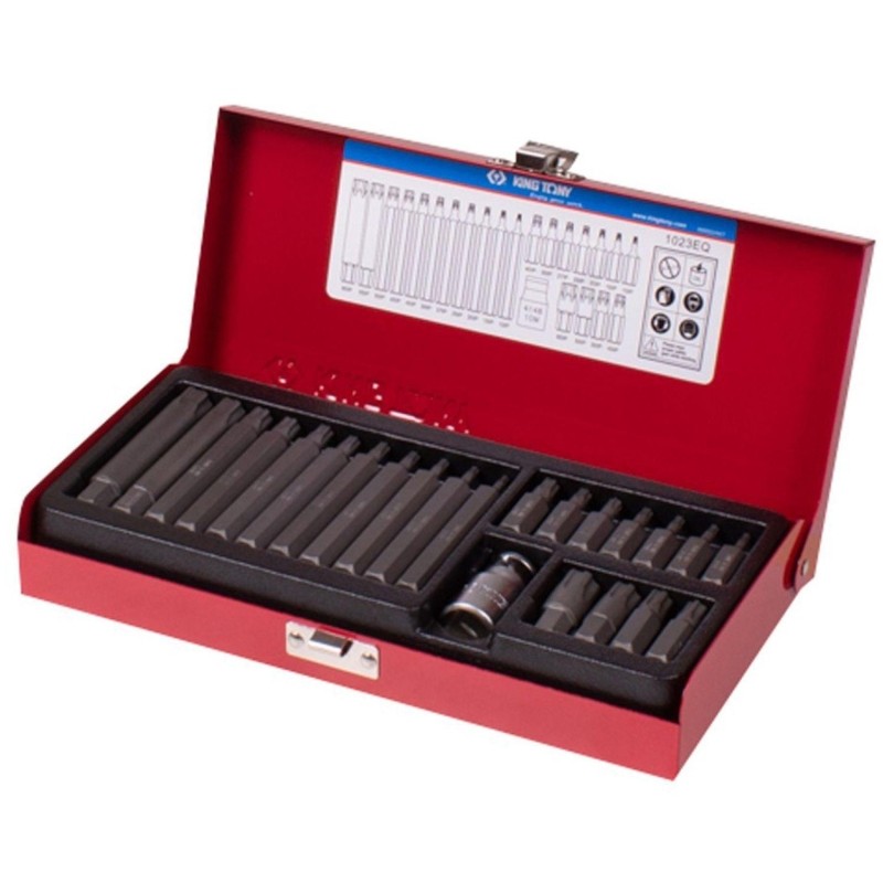 Набор бит 10 мм, Torx plus, IP10-IP60, 23 предмета KING TONY