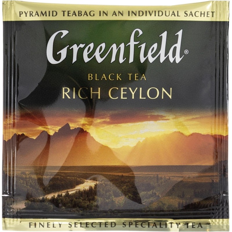 Чай Greenfield Rich Ceylon черн. пирамидки фольгир. 20 пак/уп 0898-08