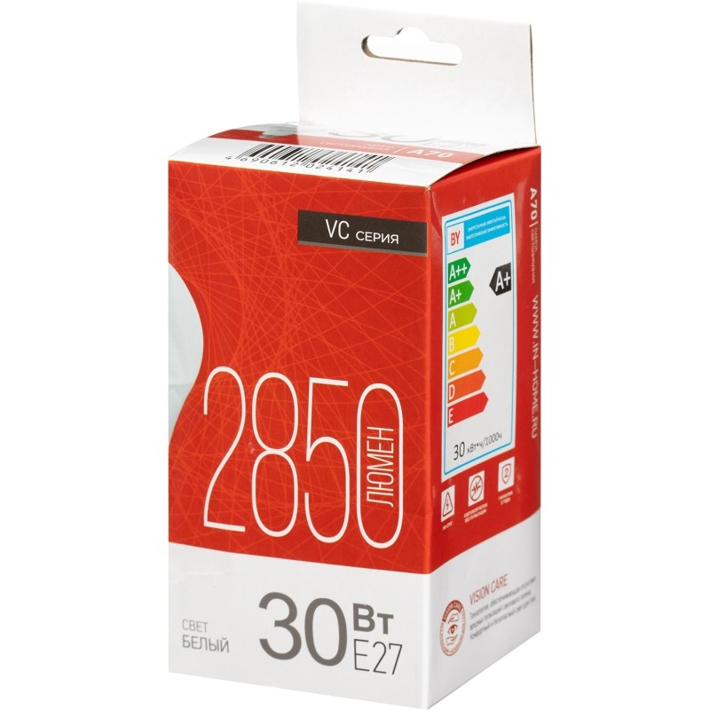 Лампа светодиодная LED-A70-VC 30Вт 230В Е27 4000К 2850Лм IN HOME