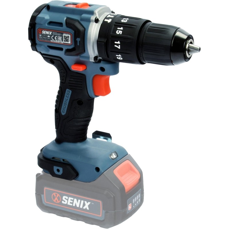 Дрель-шуруповерт ударный аккумуляторный SENIX PDHX2-M2-EU-0