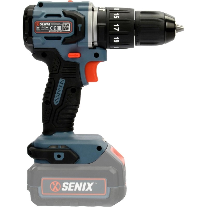 Дрель-шуруповерт ударный аккумуляторный SENIX PDHX2-M2-EU-0