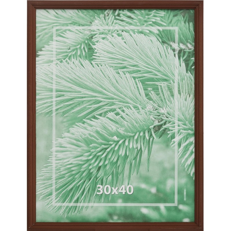 Рамка 30х40см деревянная, профиль №1, цвет &#039;мокко&#039;