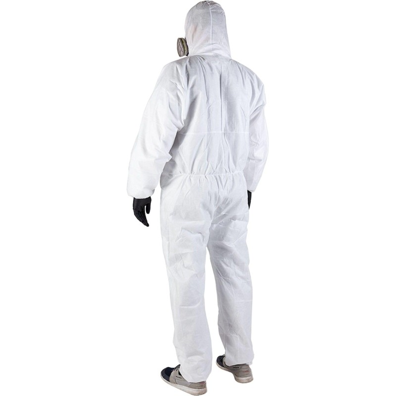 Комбинезон одноразовый (65г/м2)с кап.JetaSafety JPC65 ElementComfort бел рM