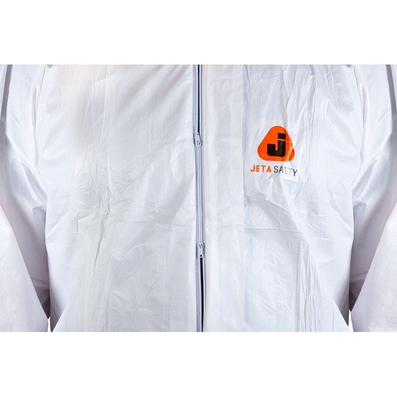Комбинезон одноразовый (65г/м2)с кап.JetaSafety JPC65 ElementComfort бел рM
