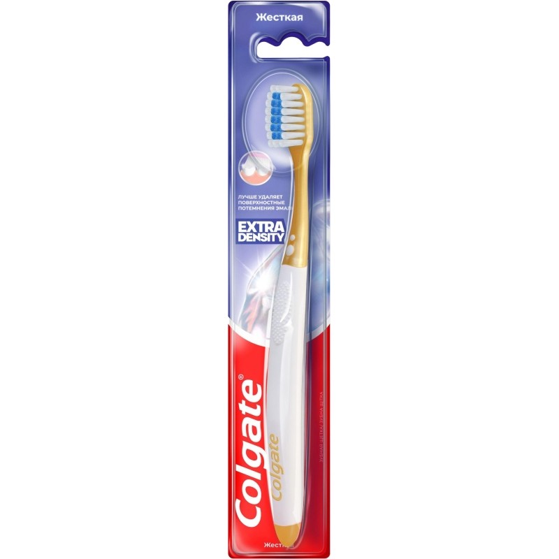 Зубная щетка COLGATE Extra Density жесткая цвет в ассортименте