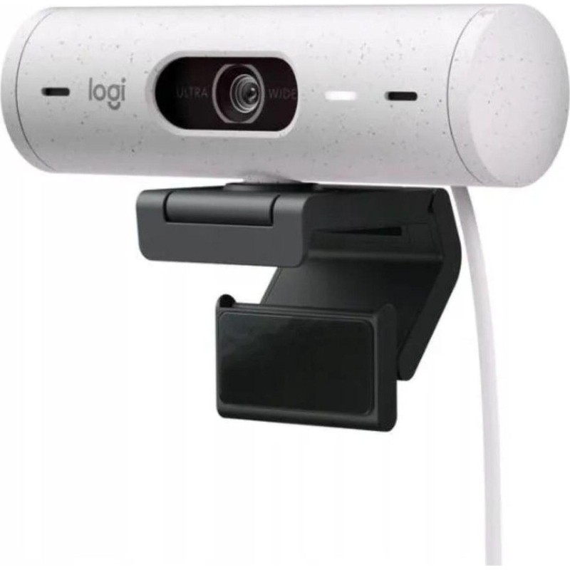 Веб-камера Logitech Webcam BRIO 500 HD, off-white (960-001428)