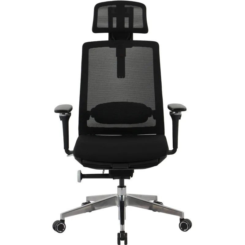 Кресло BN_Hg_EChair-520 STC сетка/ткань черный, алюминий