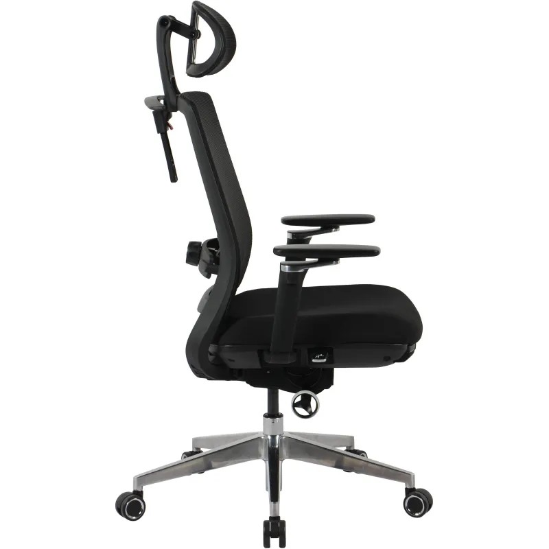 Кресло BN_Hg_EChair-520 STC сетка/ткань черный, алюминий