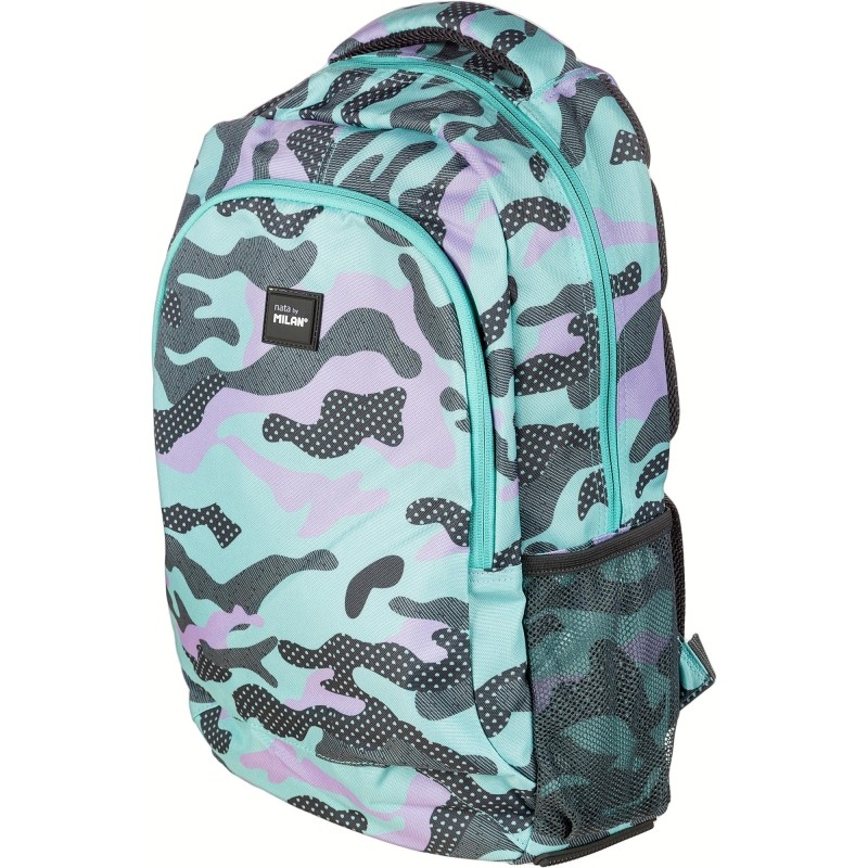 Рюкзак школьный Turquoise Camouflage 45х30х12 см, 624601GM