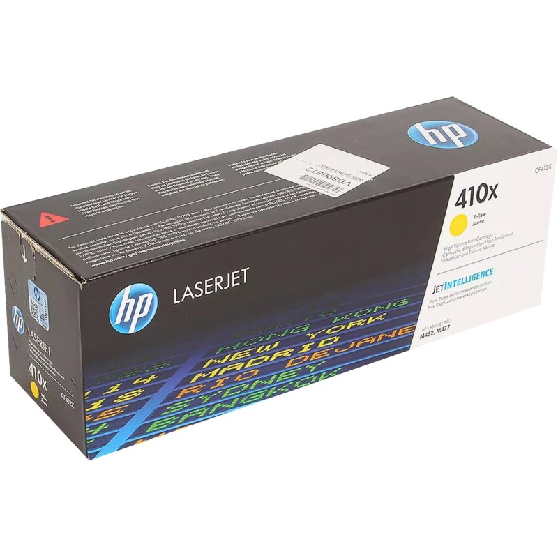 Картридж лазерный HP 410X CF412X жел. пов.емк. для CLJ M377/M452/M477