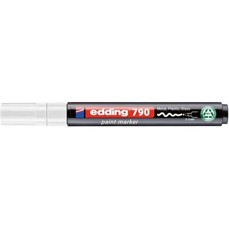 Маркер лаковый EDDING E-790/49 PCR белый 2-3мм