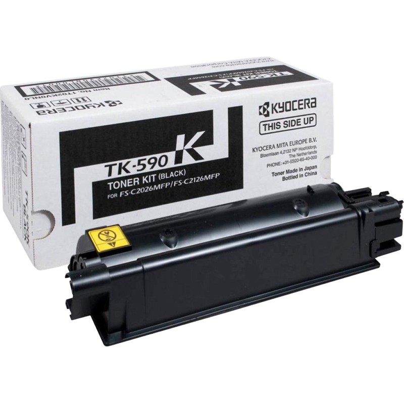 Тонер-картридж Kyocera TK-590K чер. для FS-C2026MFP/C2626