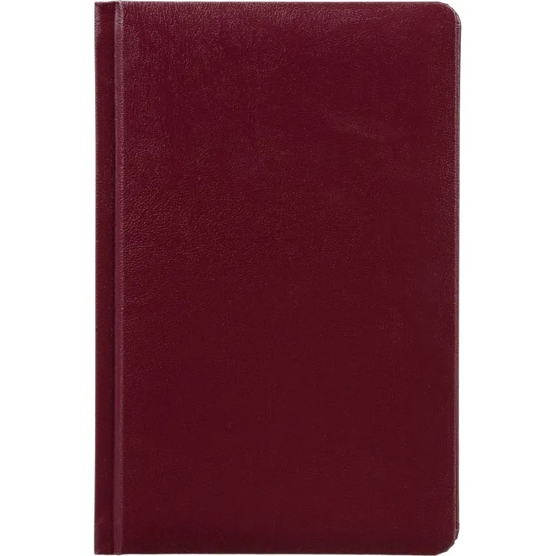 Ежедневник недатированный Attache А5, 160л, 138x213 мм балакрон, бордо