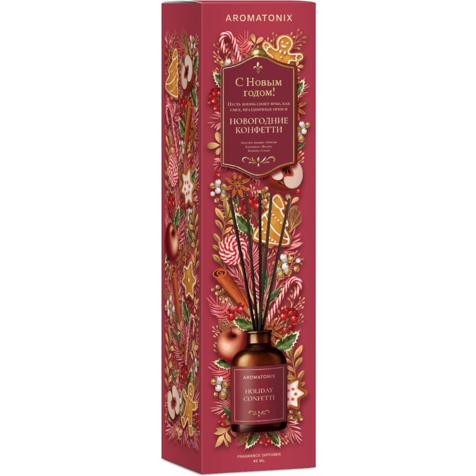 Аромадиффузор Новогодние конфетти 45мл ARX1156