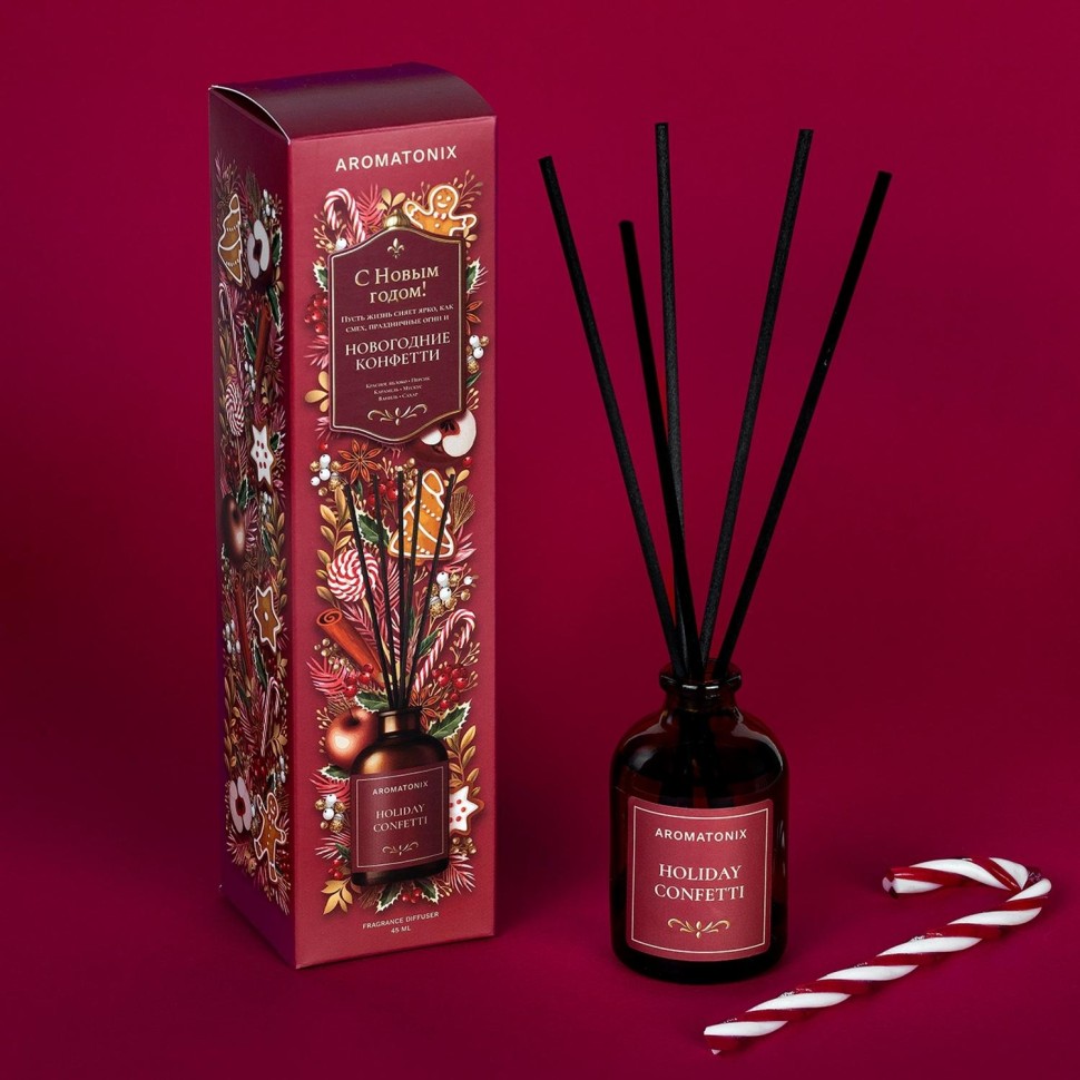 Аромадиффузор Новогодние конфетти 45мл ARX1156