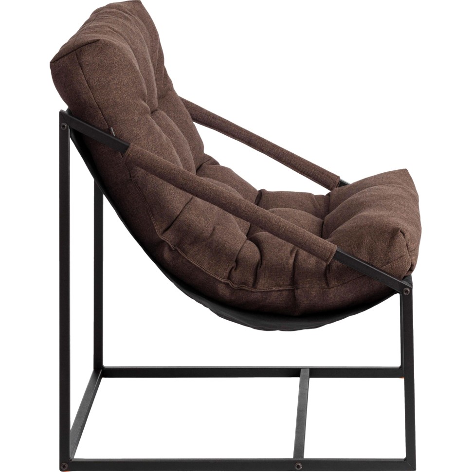 Кресло UT_Charli/Чарли без под. ткань рогожка, коричневый 3М7-147 Кресло UT_Charli/Чарли без под. ткань рогожка, коричневый 3М7-147