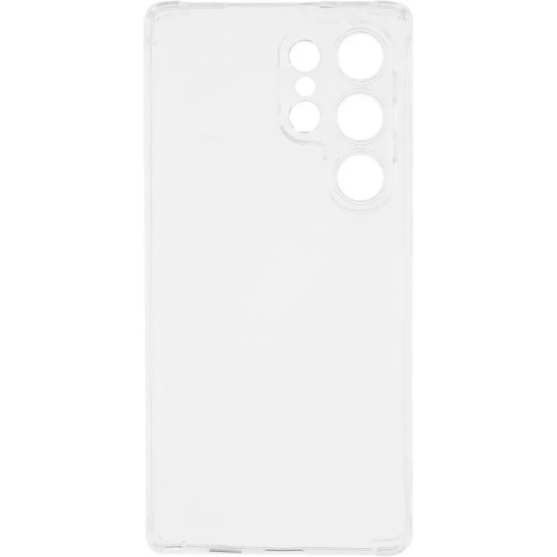 Чехол накладка PERO силикон для Samsung S25 Ultra прозрачный усиленный