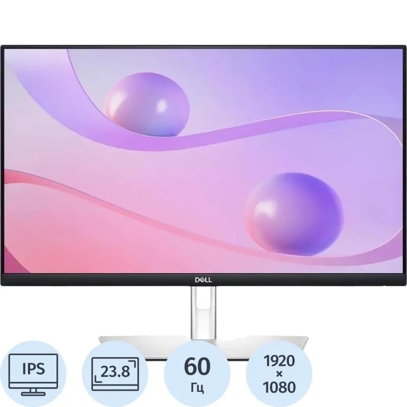 Монитор Dell 23.8 P2424HT 1920x1080 Touch USB-C Hub, HDMI, DP