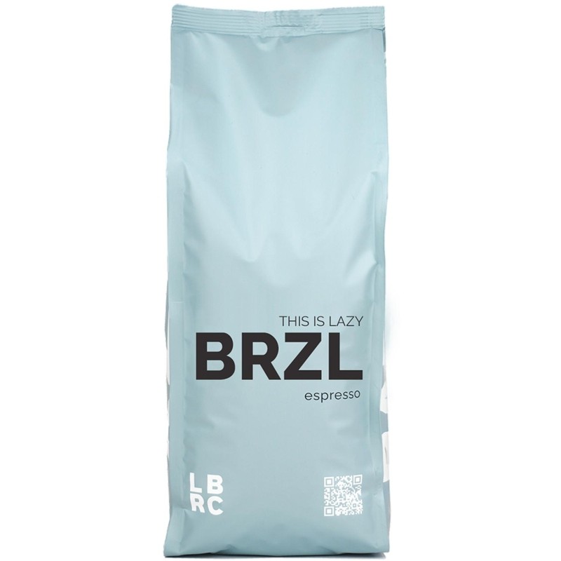 Кофе в зернах Lazy Barista Brzl, жареный, 100% арабика, Бразилия, 1кг