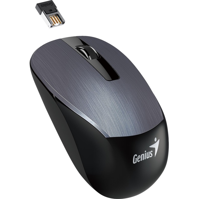 Мышь компьютерная Genius NX-7015, беспроводная железно-серый