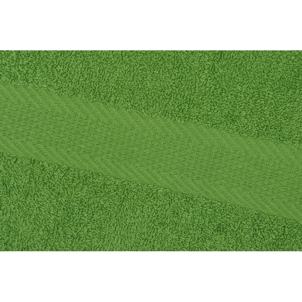 Набор полотенец махровых бордюр 440 г/м2, 40х70 т.салатовый, 10шт Набор полотенец махровых бордюр 440 г/м2, 40х70 т.салатовый, 10шт
