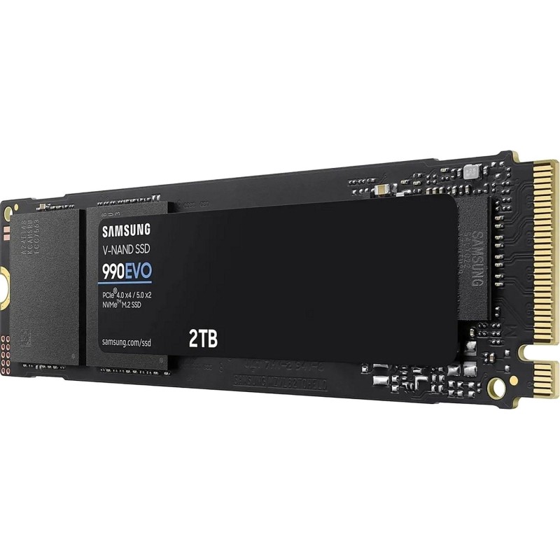 SSD накопитель Samsung 990 EVO 2Tb, M.2 2280, PCIe 4.0 x4, (MZ-V9E2T0BW)