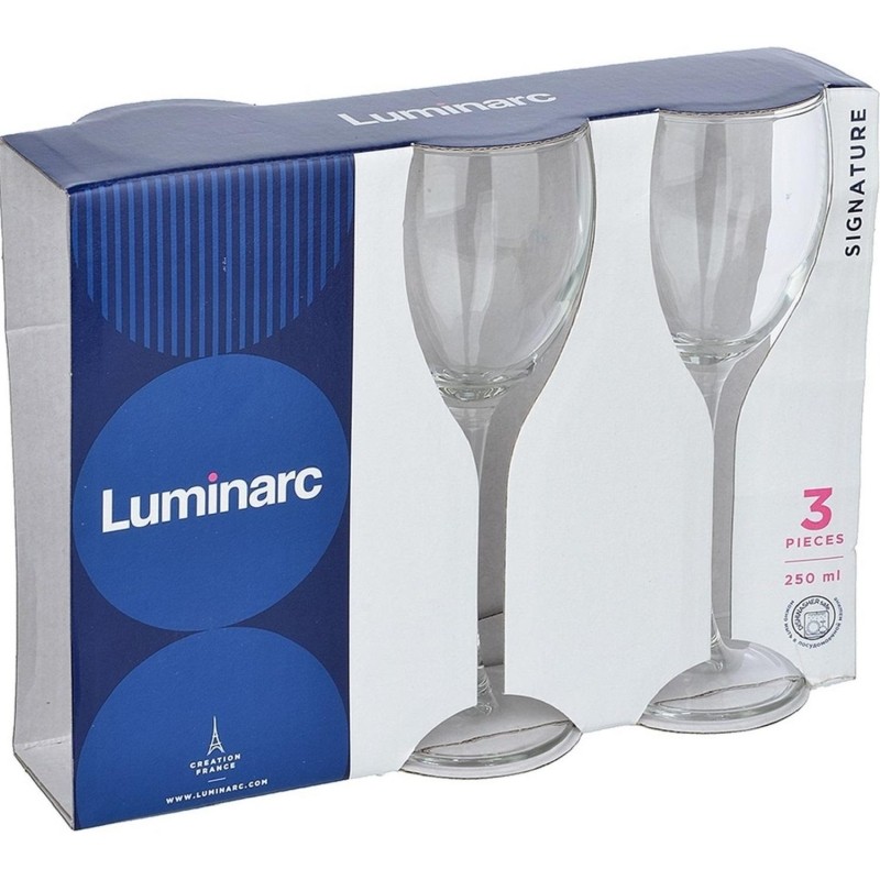 Набор бокалов для вина LUMINARC Эталон, стекло, 3шт/наб 250мл, J9754