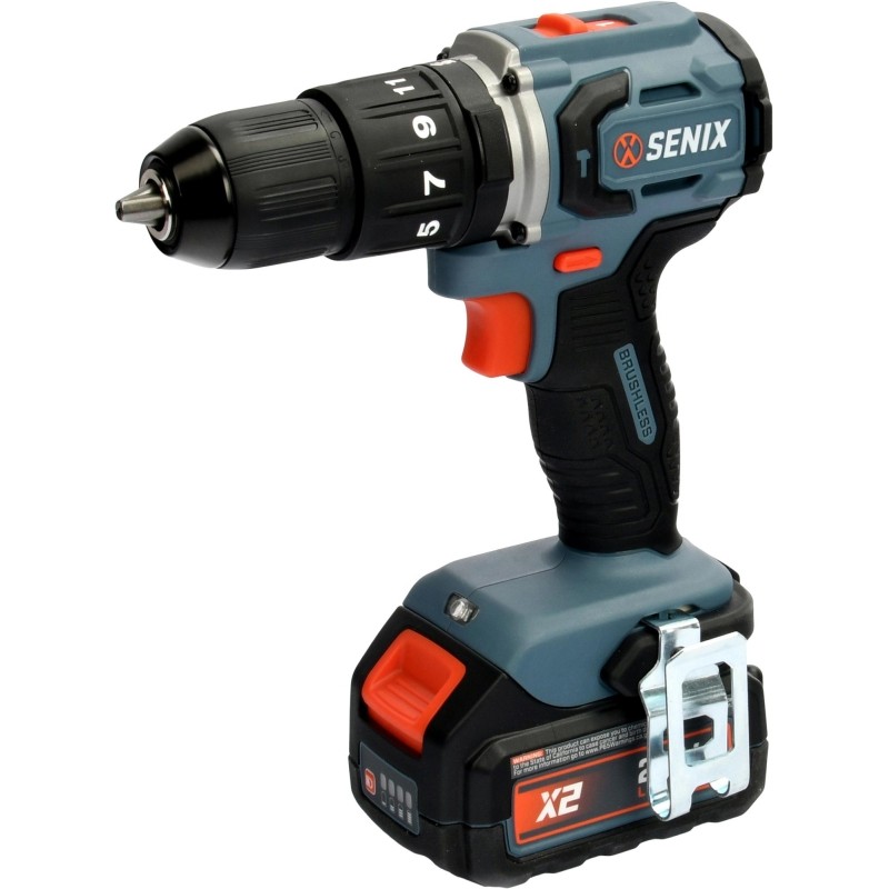 Дрель-шуруповерт ударный аккумуляторный SENIX PDHX2-M2-EU SET