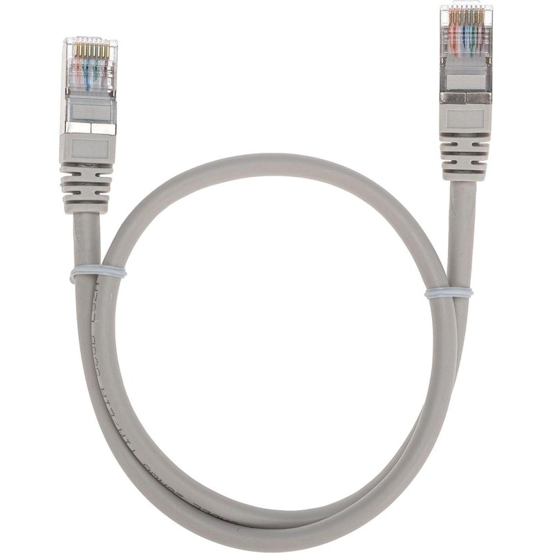 Патч-корд REXANT (02-0110-05) F/UTP, CAT 5e, 26AWG, LSZH, серый, 0,5м