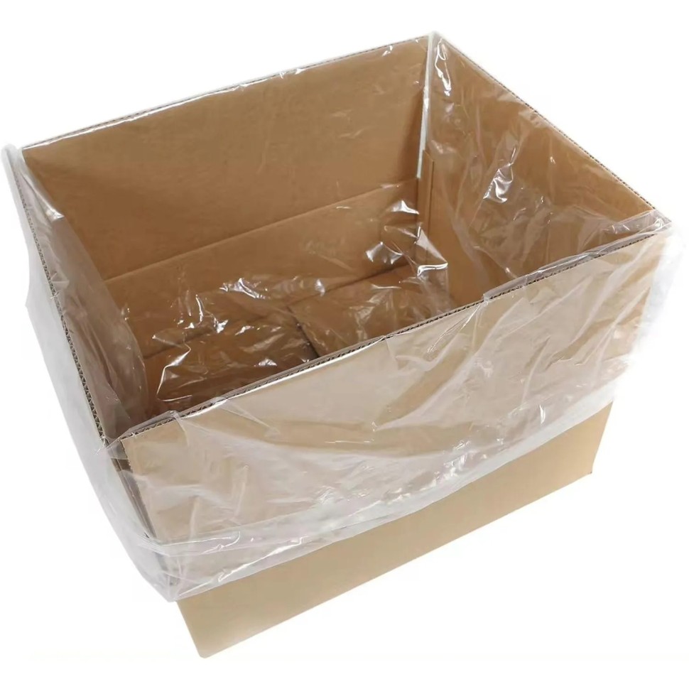 Пакет-вкладыш ПНД 50+30х70 см, 14мкм прозрачный 50шт./уп