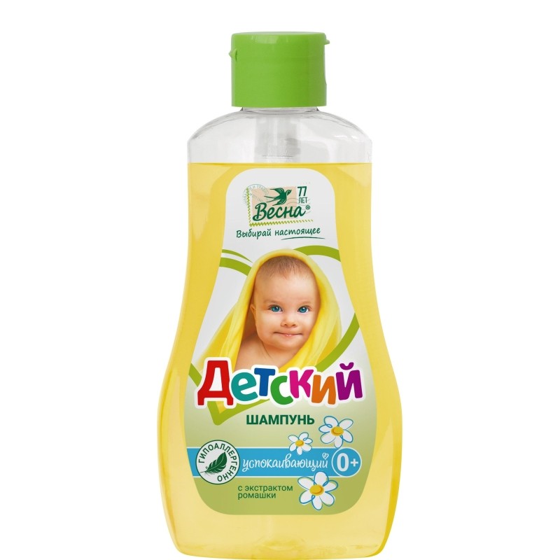 Шампунь детский с экстрактом ромашки ВЕСНА 280гр 7106