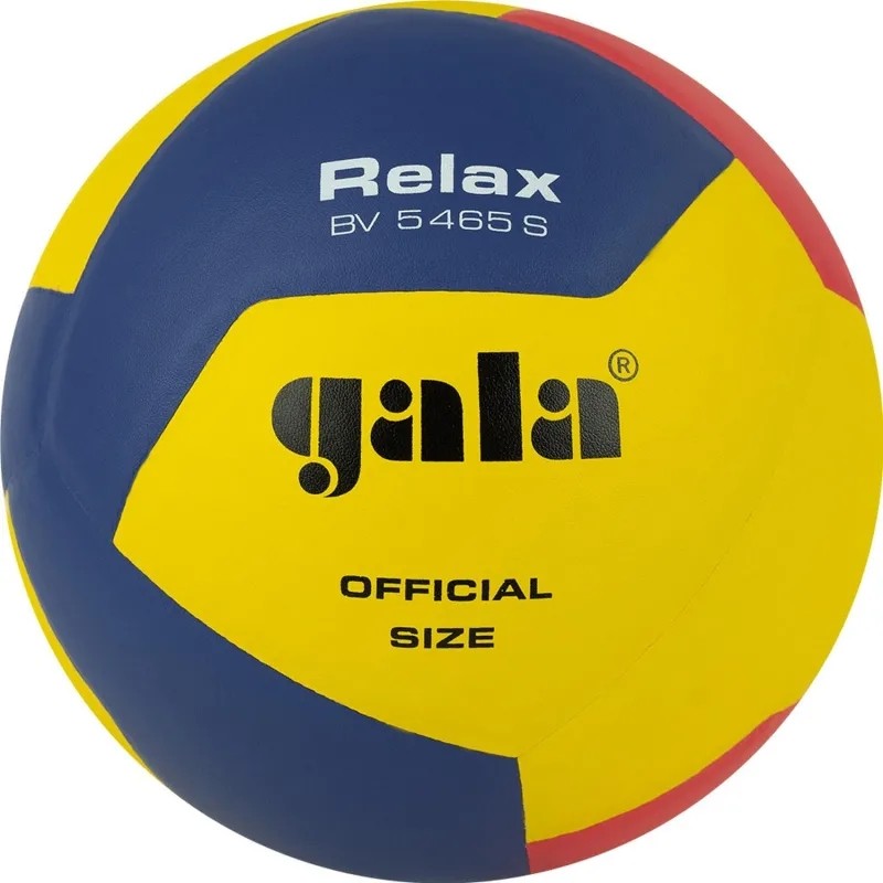Мяч вол. GALA Relax 12, BV5465S, р. 5, желто-сине-красный