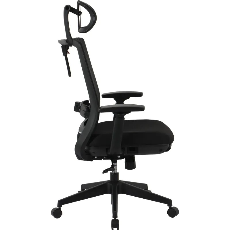 Кресло BN_Hg_EChair-520 STC сетка/ткань черный, пластик