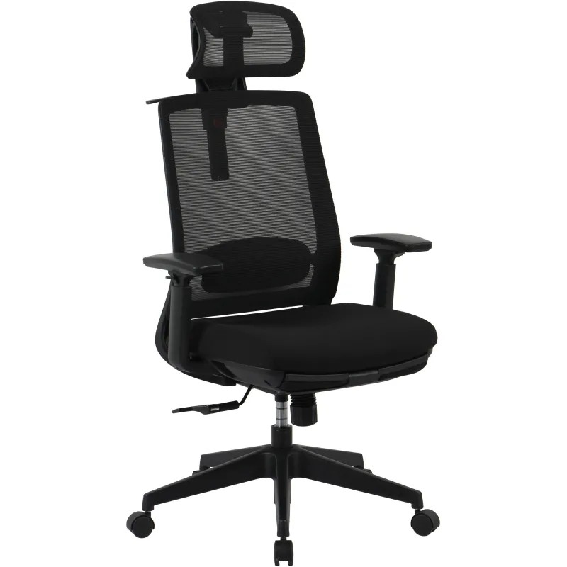 Кресло BN_Hg_EChair-520 STC сетка/ткань черный, пластик