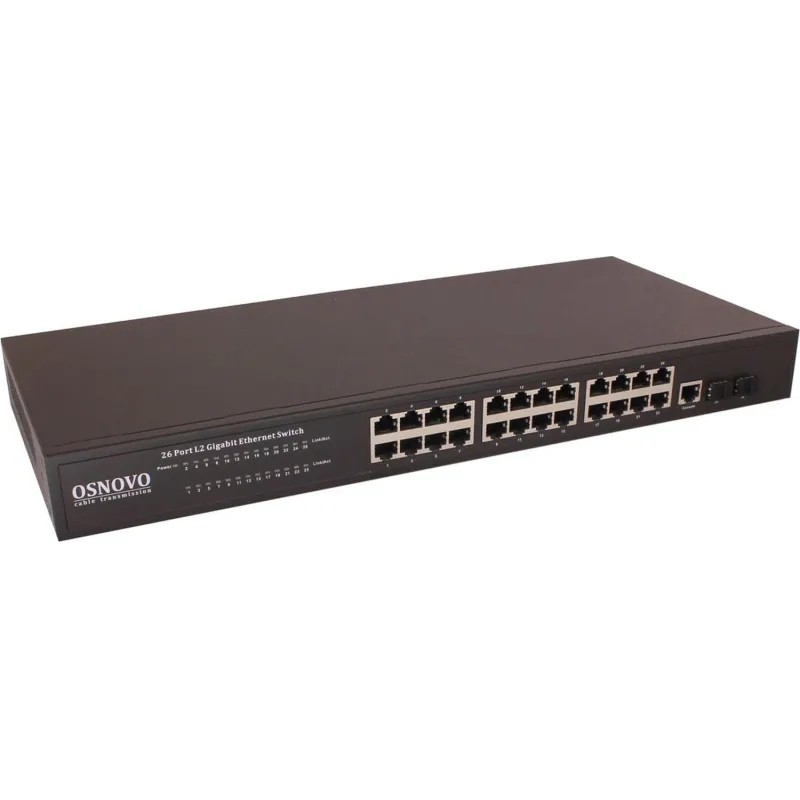 Коммутатор Osnovo SW-72402/L2 (L2) 2SFP неуправляемый