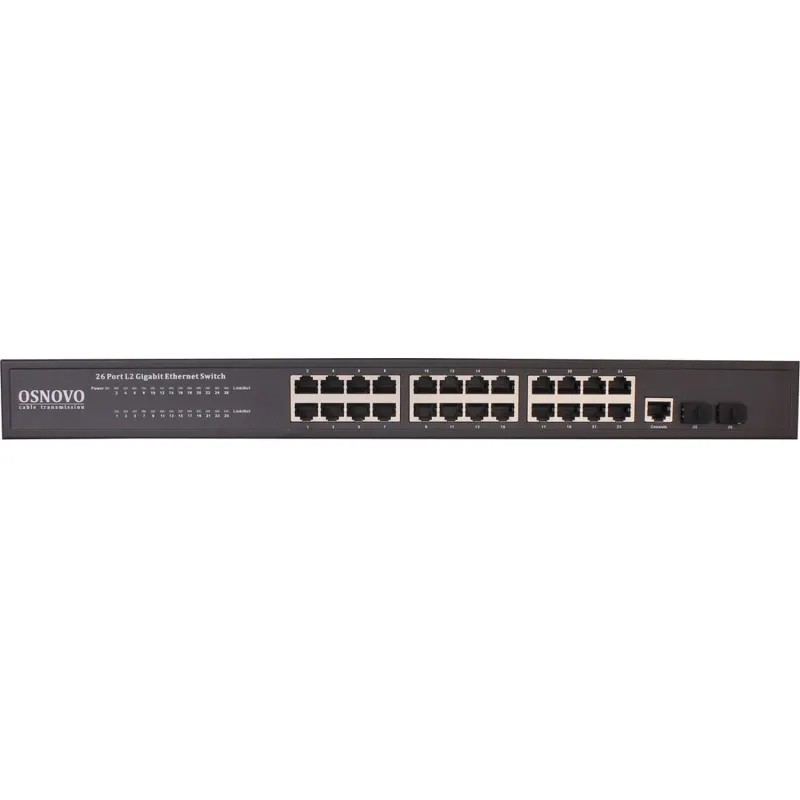 Коммутатор Osnovo SW-72402/L2 (L2) 2SFP неуправляемый