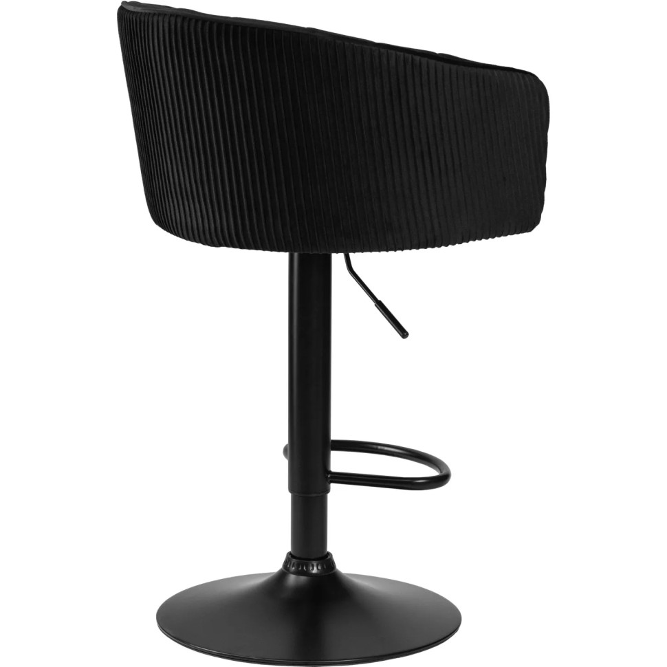 Стул барный LO_DOBRIN DARCY BLACK LM-5025 черный велюр 1922-21/черный